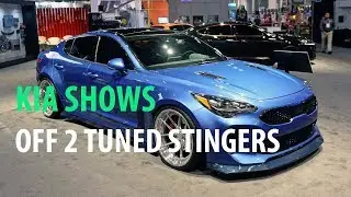 HOT NEWS Kia Shows Off 2 Tuned Stingers, Modified Cadenza At SEMA