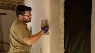 Lime Plastering the BIGGEST Room in Our House (8 Days Work) - Portugal Property Renovation