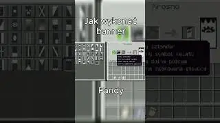 Jak zrobić banner pandy w Minecraft 