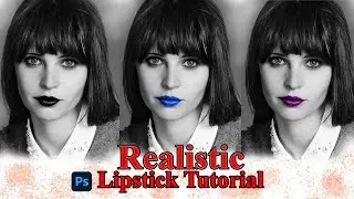 how to create realistic lipstick in Photoshop II Photoshop for Beginners 2023