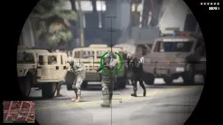 GTA V [R.D.E. 4.0.4 Expanded & Enhanced] - IAA Building Massacre + Epic 10 Star Escape