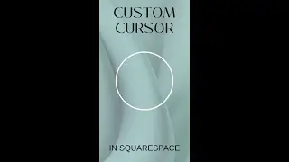 Custom Squarespace Mouse Cursors 