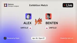RDL Exhibition: Unfold Special | Web Design Esports in Figma