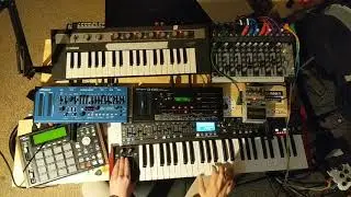 Hardware Synth Setup \\ Moody & Ambient Sketch