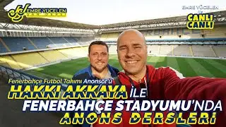 Announcement Lessons with Hakki Akkaya at Fenerbahce Stadium