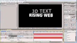 3D Text in After Effects - Shatter or Expressions