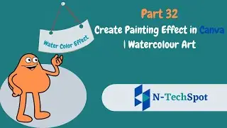 Create Painting Effect in Canva | Watercolour Art