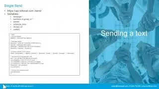 If you're API and you know it... send a text!