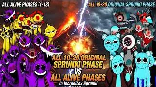 Original vs Alive: Sprunki Phases 10-20 (Part 2) ✨