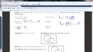 MA 381: Section 1.2: Sample Space and Events