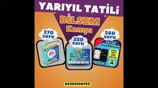 Bilsem Sınavı Hazırlık Online DERS 2024 / Ayrıntı videoda