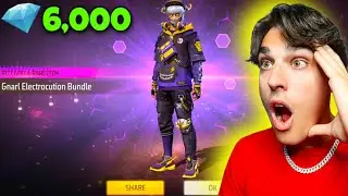 Buying The FULL Voltage Vengance Elite Pass Gnarl Electrocution Bundle - Free Fire English Gameplay