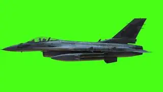 Flight JET Green screen video