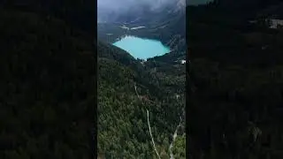 Alpine Lake of Anterselva - Drone View