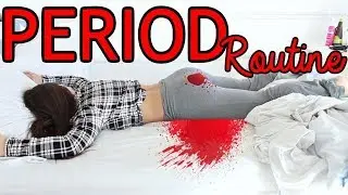 My Period Night Routine | Hacks ALL GIRLS NEED TO KNOW !!