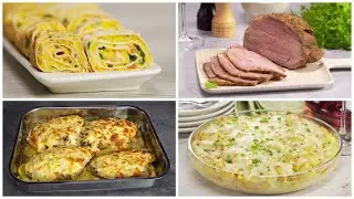 Вкусные и простые БЛЮДА ДЛЯ ПРАЗДНИЧНОГО СТОЛА. 4 Рецепта от Всегда Вкусно!