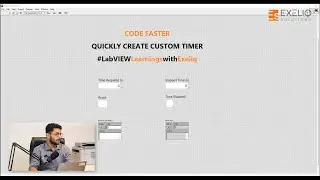 Learn how to Quickly Create a Custom Timer in LabVIEW | LabVIEW tips and tricks | LabVIEW Basics