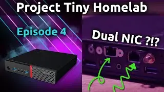 Dual NIC on a Lenovo Tiny Thinkcentre? Proxmox bond set-up  - Project Tiny Homelab EP4
