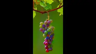 "Colorful Grapes" Photoshop Editing