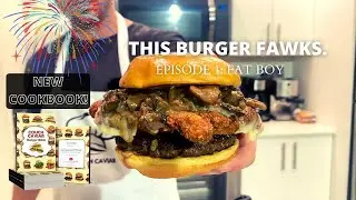Fat Boy | Beef sirloin, pork schnitzel, red-eye mushroom gravy, lemon thyme aioli, emmental