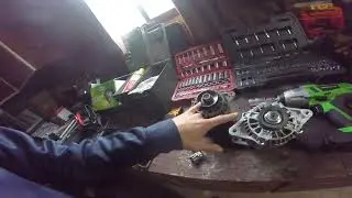 Mazda Scrum F6A Alternator Replacement