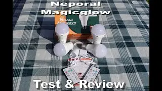 Neporal MagicGlow Rechargeable Light Bulbs with Remote 