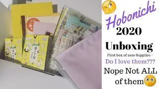 2020 Hobonichi Haul #1 I don’t love it all 😢 BUT EXCITED