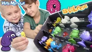 Прилипалы STIKEEZ купаются в Орбис! Игра Мультик