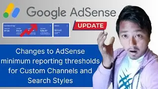 Adsense Update Changes to AdSense minimum reporting thresholds for Custom Channels and Search Styles