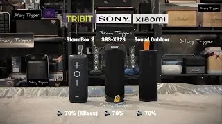 Tribit StormBox 2 vs Sony SRS-XB23 vs Xiaomi Sound Outdoor
