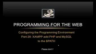 How to add PHP and MySQL to the PATH in Linux - Programming for the Web