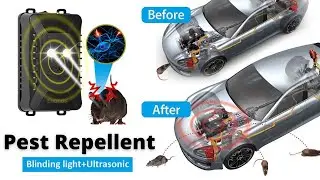 X-Pest Under Hood Battery Operated Ultrasonic Mouse Repellent for Car Engines