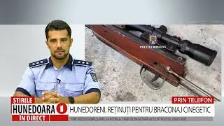 HUNEDORENI, REȚINUȚI PENTRU BRACONAJ CINEGETIC