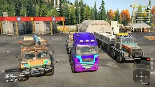 SnowRunner Materials Order Contract #Gameplay #gaming  #walkthrough