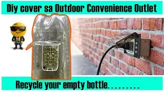 PLASTIC BOTTLE: PROTECTION FOR OUTDOOR OUTLET