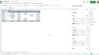 How to use Pivot Tables in Google Sheets