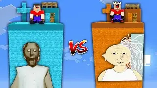 ЧАНК БАБКА АЛКА ПРОТИВ ЧАНК БАБКА ГРЕННИ В МАЙНКРАФТ! 2 НУБА В MINECRAFT