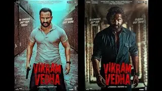 Vikram Vedha Official Trailer | Hrithik Roshan, Saif Ali Khan, Pushkar & Gayatri