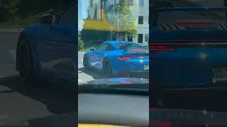 Обычное утро в Канаде Монреаль,встретили   Porsche 911 GT3.Программа CUAET.Canada Montreal.