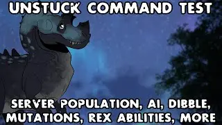 The Isle News Updates: Unstuck Command Test, AI Test, Server Population, Dibble, Mutations, Rex, Etc