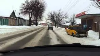 12.01.2016 Луганск. Дорога от литейно-механического до 3км