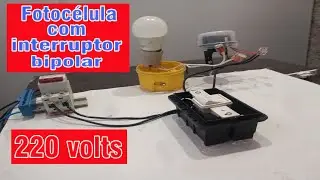 Fotocélula com interruptor bipolar 220 volts