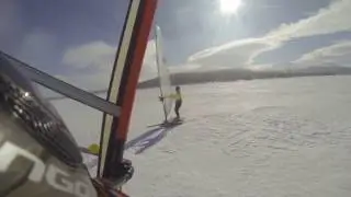 winter windsurfing
