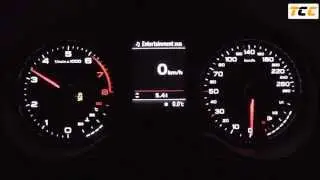 2013 Audi A3 1.8 TFSI 180 HP 0-100 km/h & 0-100 mph Acceleration