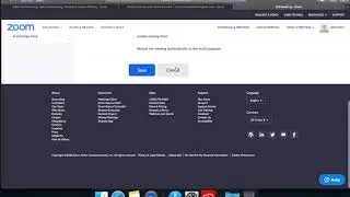 2c. Configuring your Zoom Account