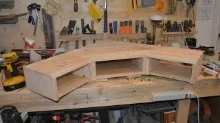How to make a Pallet Wood Monitor Desk Riser with Drawers - Part 1