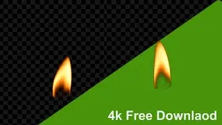Candle Flame | Burning Matchstick Green Screen