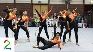 Harald deltar i en rytmisk gymnastikk konkurranse