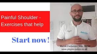 How to exercise painful shoulder. Try now!
