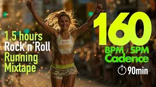 60-Minute 160BPM Rock ’n’ Roll Running Music | Classic Energy for Endurance & Pace Training